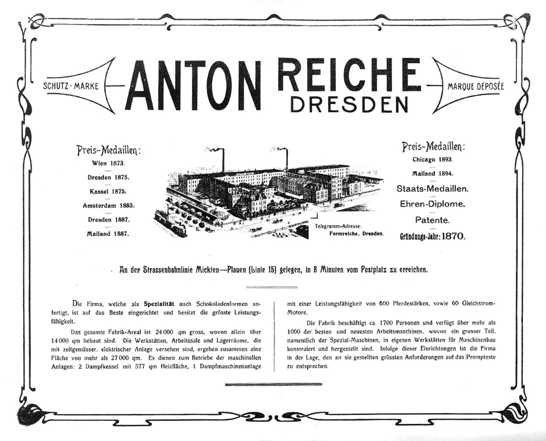 Anton Reiche – Musterbuch Titelseite