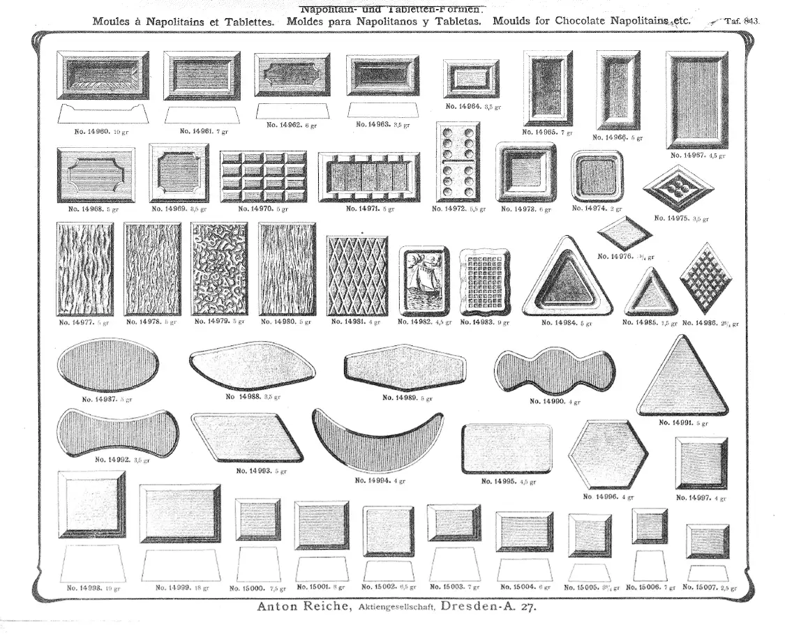 Anton Reiche – Auszug aus Musterbuch