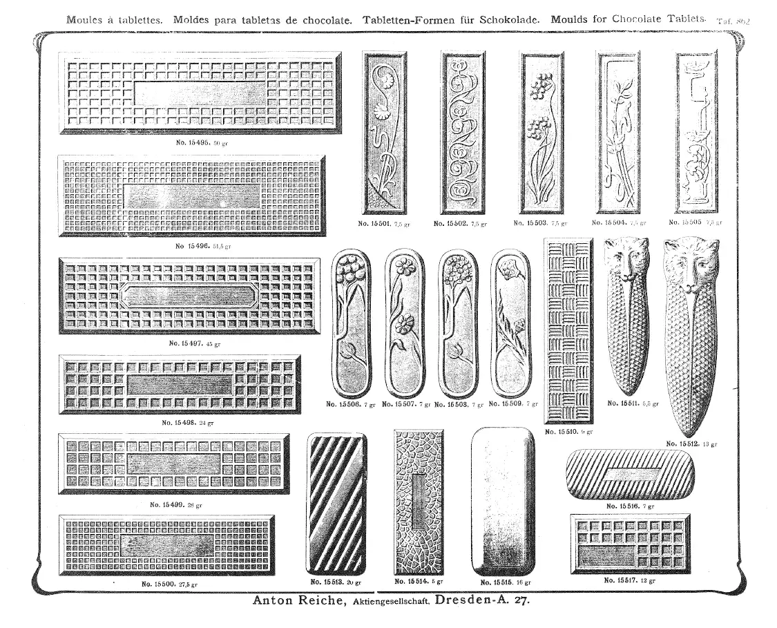 Anton Reiche – Auszug aus Musterbuch