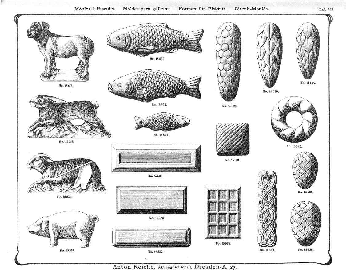 Anton Reiche – Auszug aus Musterbuch