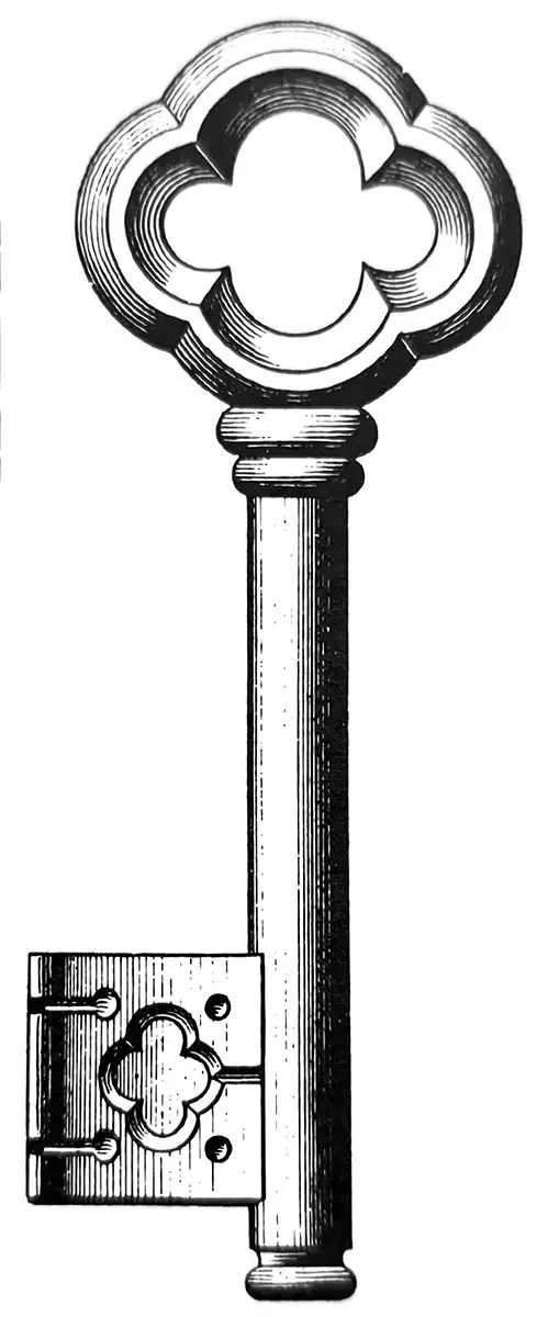Anton Reiche Form – Illustration – Schlüssel